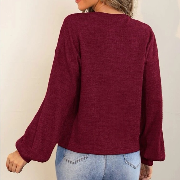 Unity Solid Drop Shoulder Pullover🤍 - Picture 2 of 5